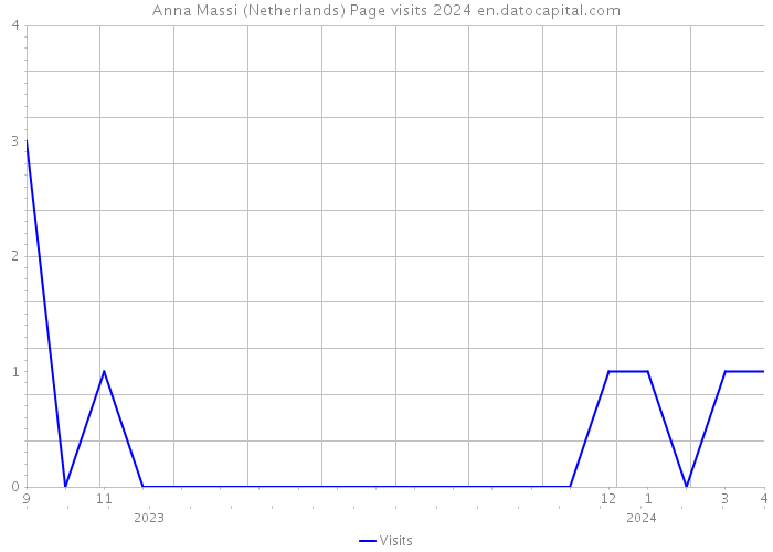 Anna Massi (Netherlands) Page visits 2024 