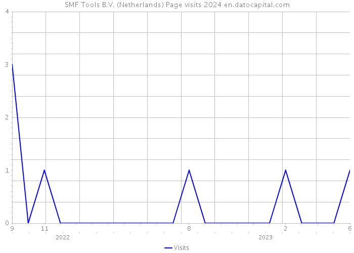 SMF Tools B.V. (Netherlands) Page visits 2024 