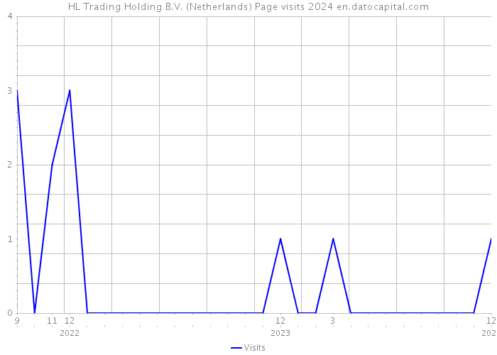HL Trading Holding B.V. (Netherlands) Page visits 2024 
