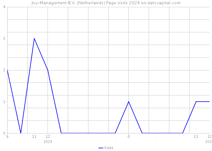 Joy-Management B.V. (Netherlands) Page visits 2024 