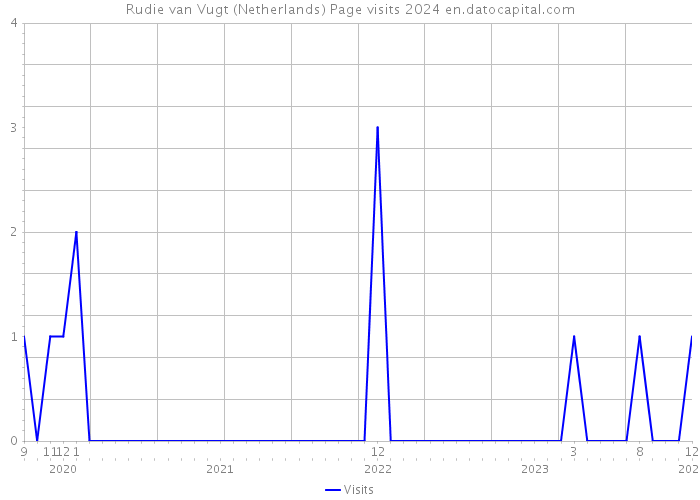 Rudie van Vugt (Netherlands) Page visits 2024 