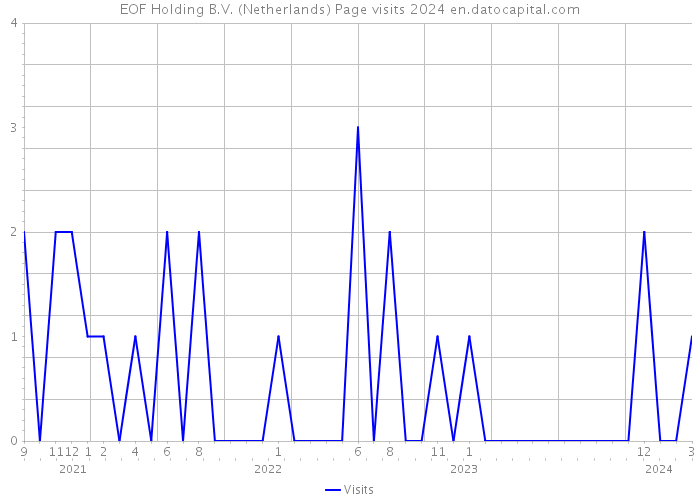 EOF Holding B.V. (Netherlands) Page visits 2024 