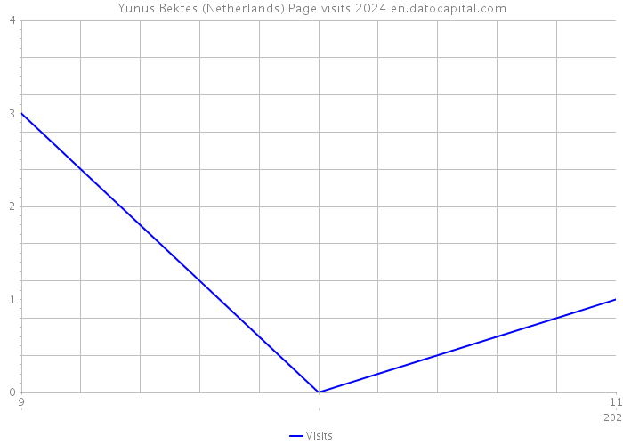 Yunus Bektes (Netherlands) Page visits 2024 