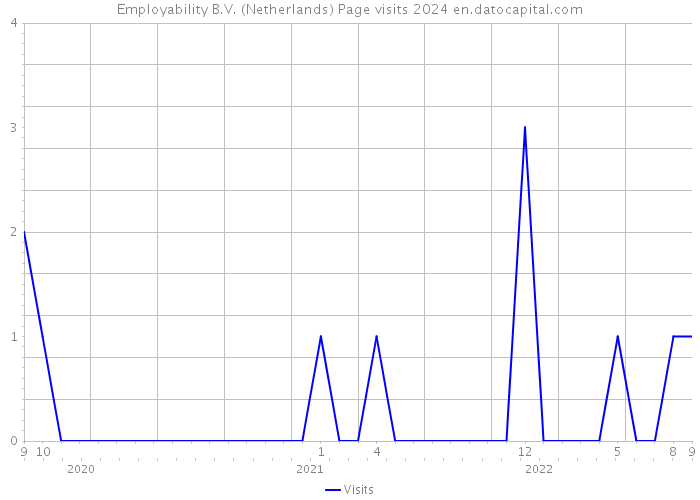Employability B.V. (Netherlands) Page visits 2024 