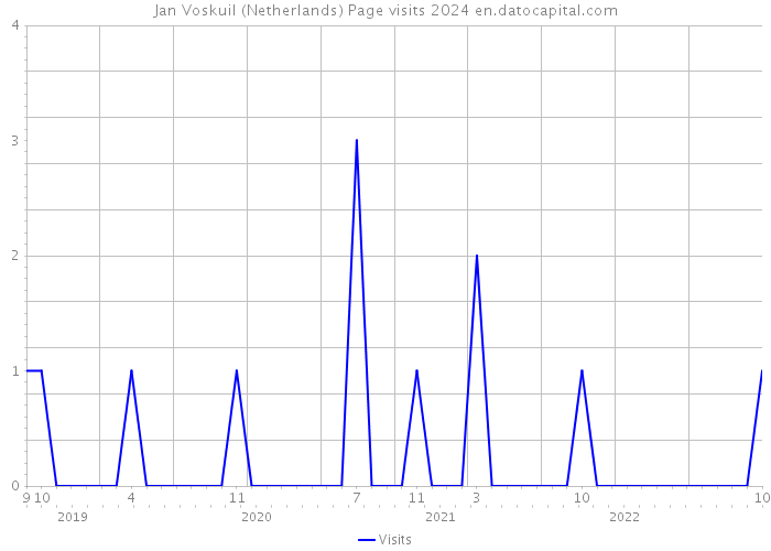 Jan Voskuil (Netherlands) Page visits 2024 