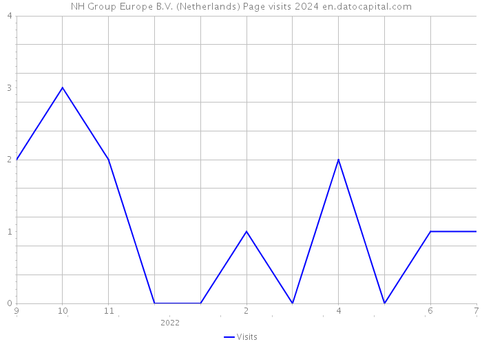 NH Group Europe B.V. (Netherlands) Page visits 2024 