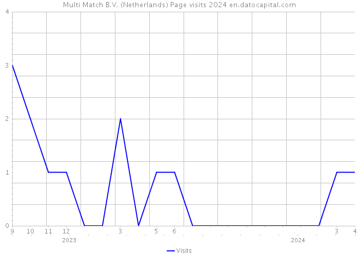Multi Match B.V. (Netherlands) Page visits 2024 