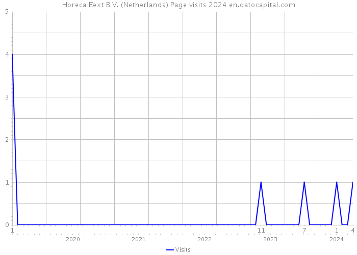 Horeca Eext B.V. (Netherlands) Page visits 2024 