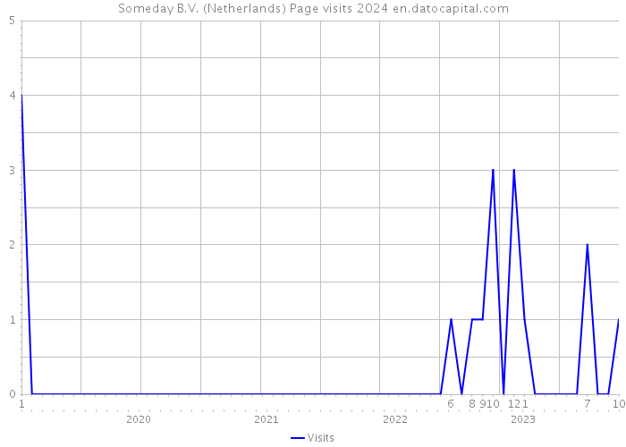 Someday B.V. (Netherlands) Page visits 2024 