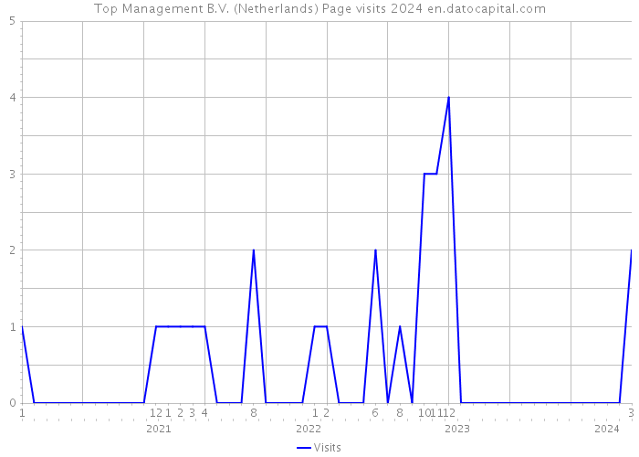Top Management B.V. (Netherlands) Page visits 2024 
