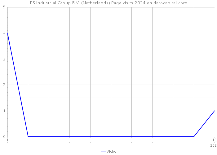 PS Industrial Group B.V. (Netherlands) Page visits 2024 