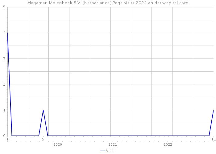 Hegeman Molenhoek B.V. (Netherlands) Page visits 2024 
