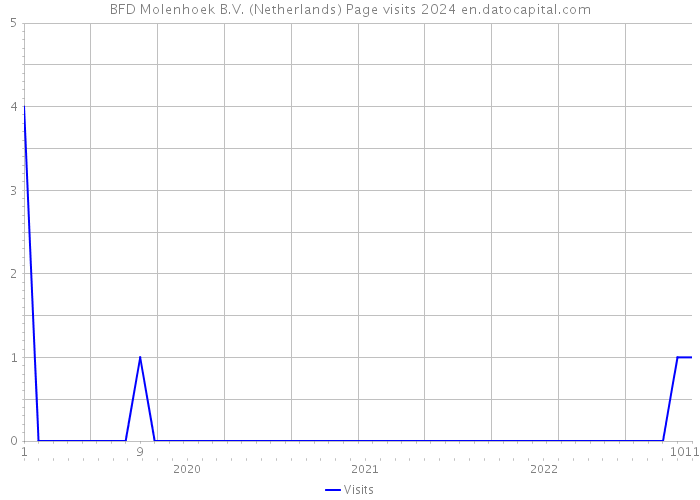BFD Molenhoek B.V. (Netherlands) Page visits 2024 