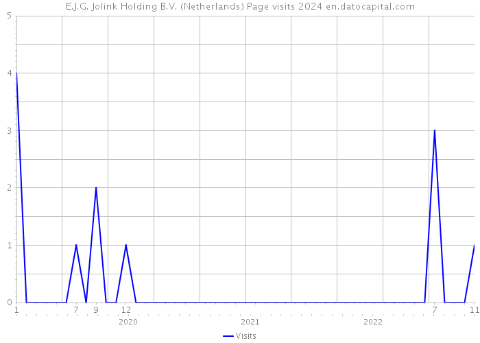 E.J.G. Jolink Holding B.V. (Netherlands) Page visits 2024 