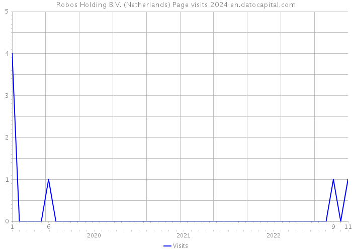 Robos Holding B.V. (Netherlands) Page visits 2024 