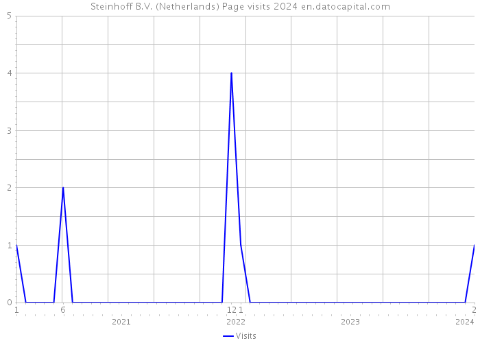 Steinhoff B.V. (Netherlands) Page visits 2024 