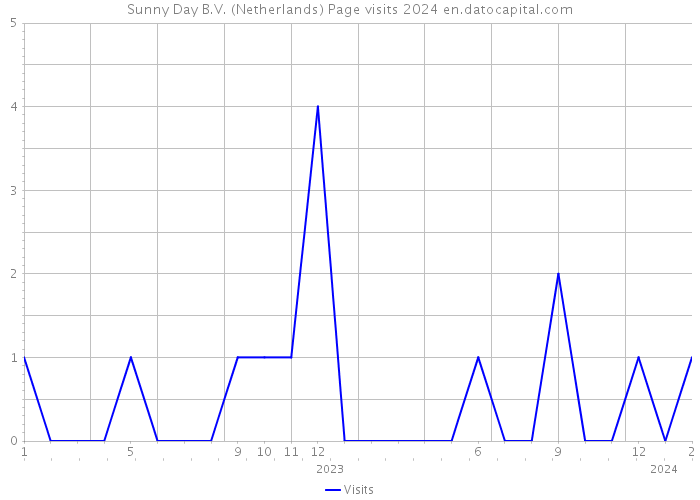Sunny Day B.V. (Netherlands) Page visits 2024 