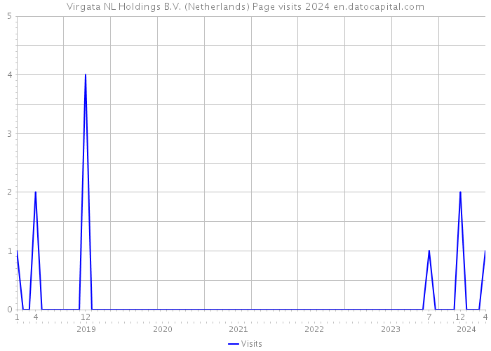 Virgata NL Holdings B.V. (Netherlands) Page visits 2024 