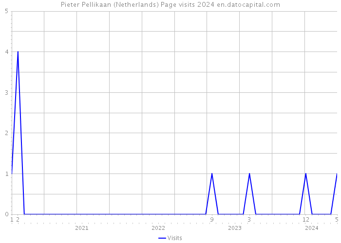 Pieter Pellikaan (Netherlands) Page visits 2024 