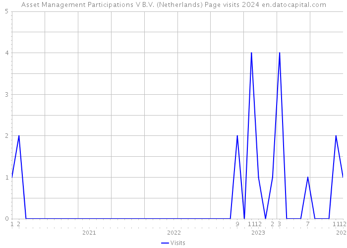 Asset Management Participations V B.V. (Netherlands) Page visits 2024 
