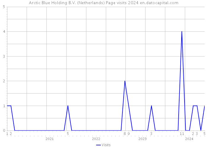 Arctic Blue Holding B.V. (Netherlands) Page visits 2024 