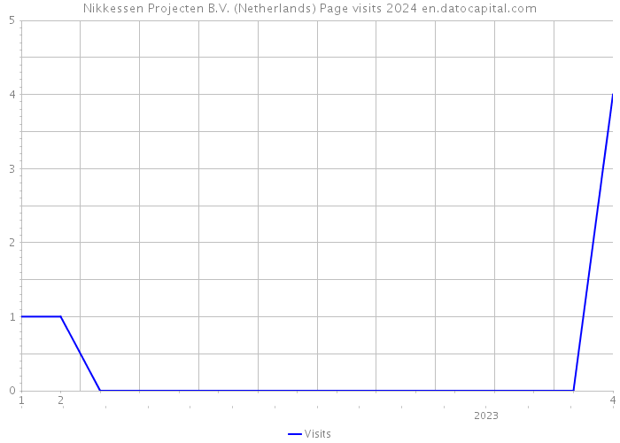 Nikkessen Projecten B.V. (Netherlands) Page visits 2024 