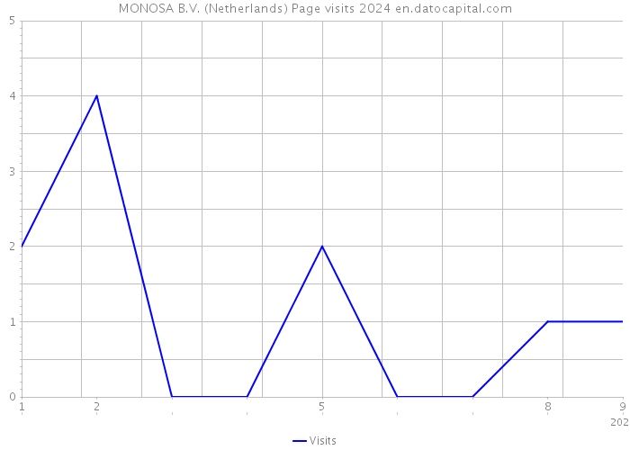 MONOSA B.V. (Netherlands) Page visits 2024 