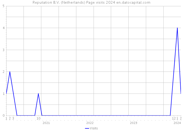 Reputation B.V. (Netherlands) Page visits 2024 
