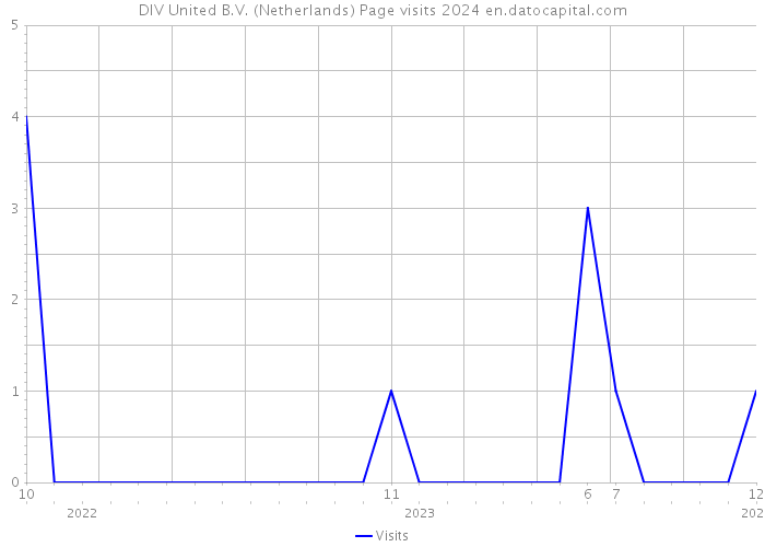 DIV United B.V. (Netherlands) Page visits 2024 