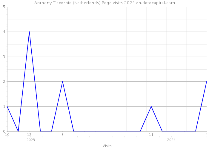 Anthony Tiscornia (Netherlands) Page visits 2024 