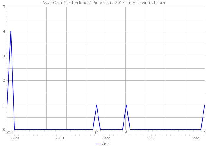 Ayse Özer (Netherlands) Page visits 2024 