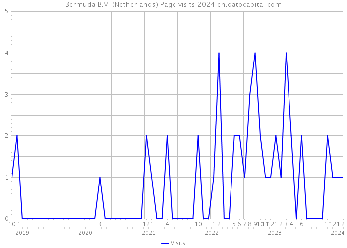 Bermuda B.V. (Netherlands) Page visits 2024 