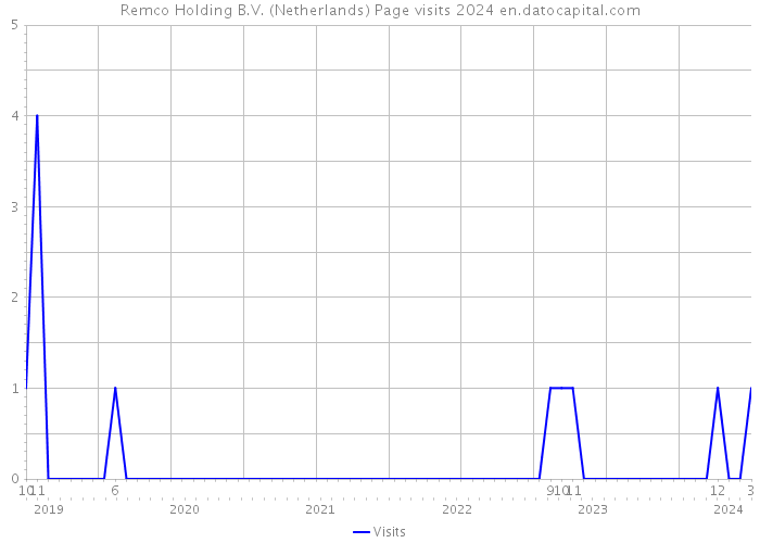 Remco Holding B.V. (Netherlands) Page visits 2024 