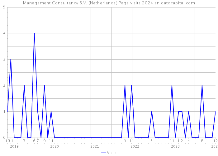 Management Consultancy B.V. (Netherlands) Page visits 2024 