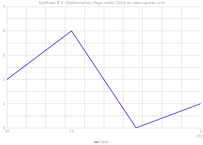 Synflows B.V. (Netherlands) Page visits 2024 