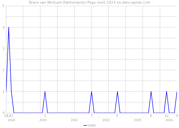 Erwin van Workum (Netherlands) Page visits 2024 
