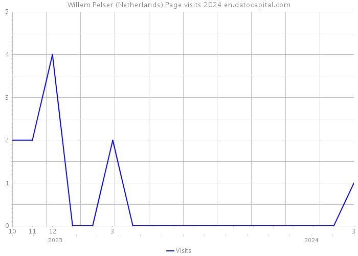 Willem Pelser (Netherlands) Page visits 2024 