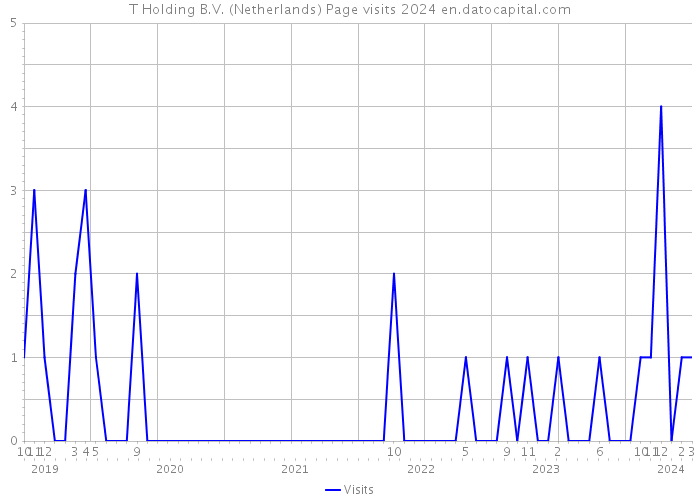 T Holding B.V. (Netherlands) Page visits 2024 