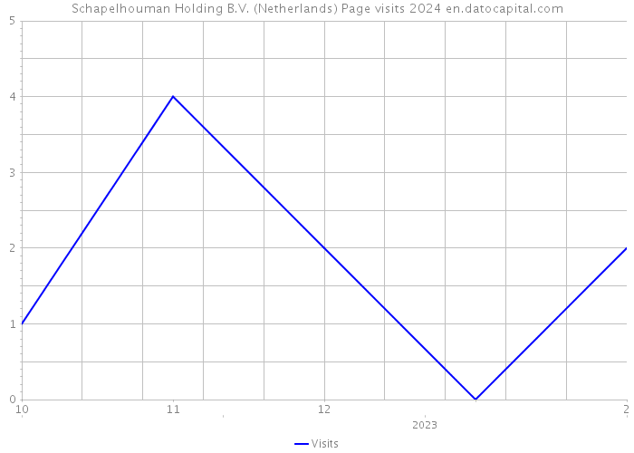 Schapelhouman Holding B.V. (Netherlands) Page visits 2024 