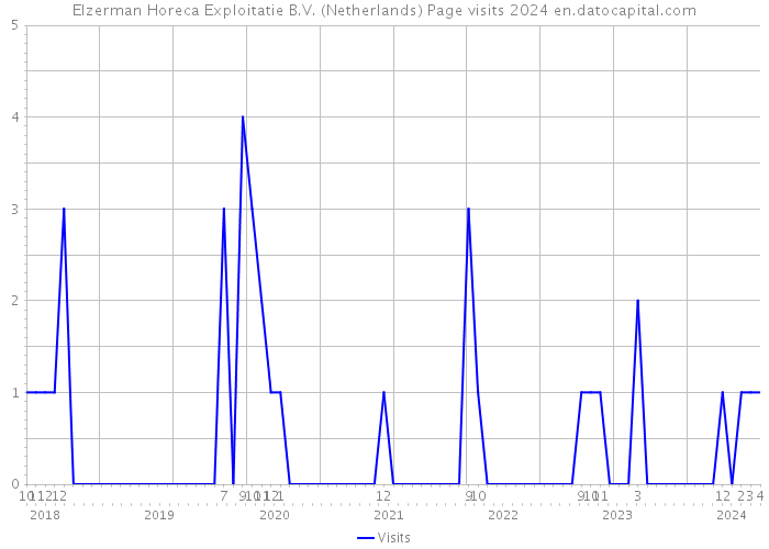 Elzerman Horeca Exploitatie B.V. (Netherlands) Page visits 2024 