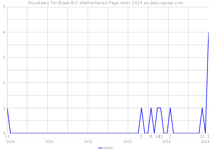 Hosokawa Ter Braak B.V. (Netherlands) Page visits 2024 