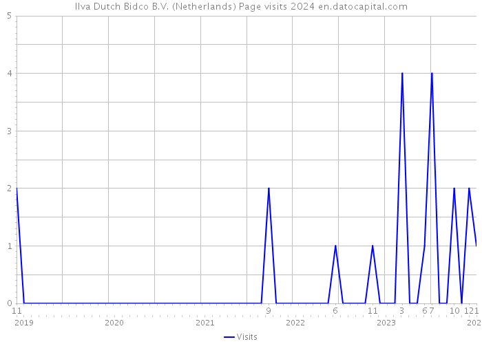 Ilva Dutch Bidco B.V. (Netherlands) Page visits 2024 