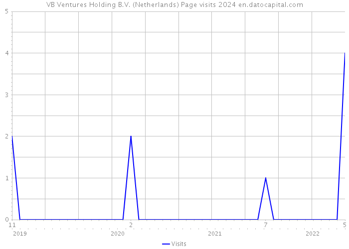 VB Ventures Holding B.V. (Netherlands) Page visits 2024 