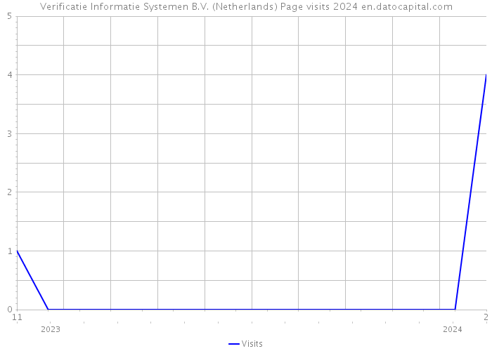 Verificatie Informatie Systemen B.V. (Netherlands) Page visits 2024 