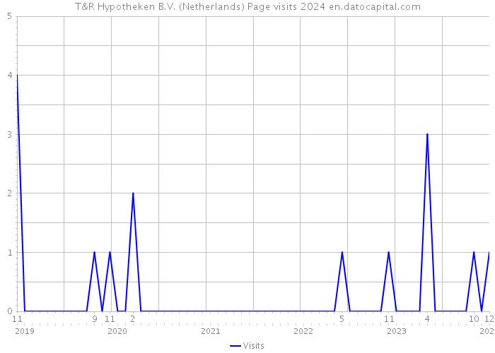 T&R Hypotheken B.V. (Netherlands) Page visits 2024 