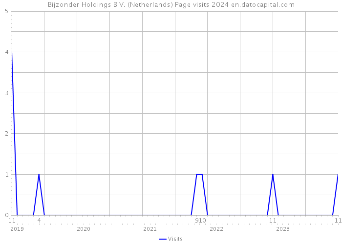 Bijzonder Holdings B.V. (Netherlands) Page visits 2024 