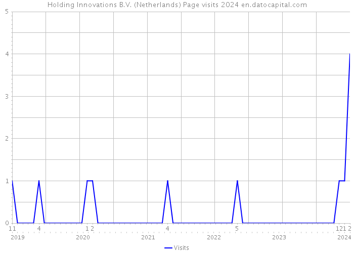 Holding Innovations B.V. (Netherlands) Page visits 2024 