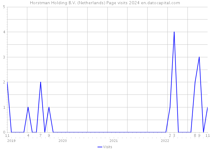 Horstman Holding B.V. (Netherlands) Page visits 2024 