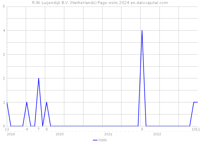 R.W. Luijendijk B.V. (Netherlands) Page visits 2024 