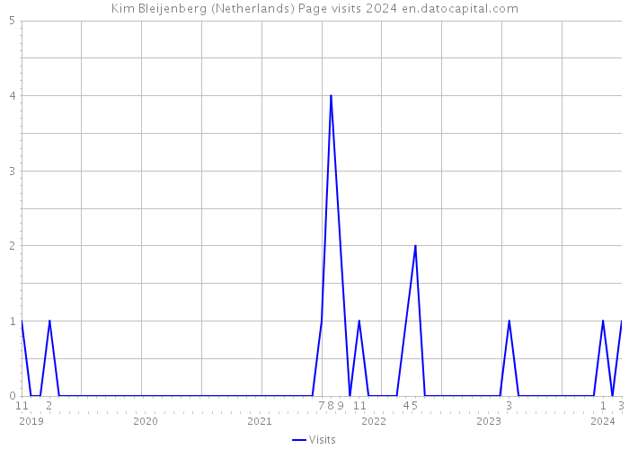 Kim Bleijenberg (Netherlands) Page visits 2024 